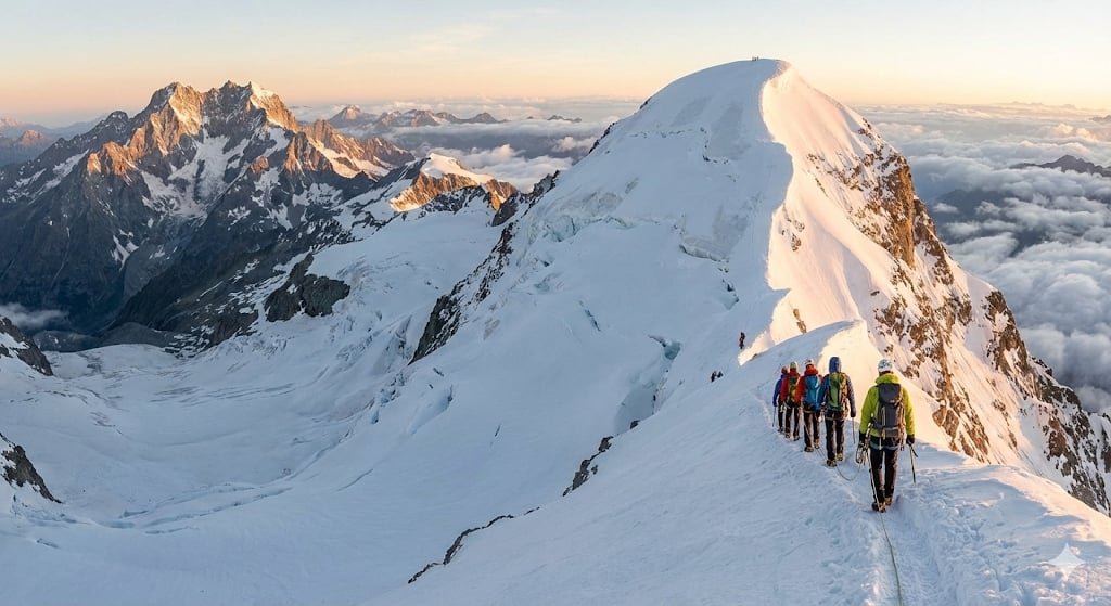 Dôme des Écrins : Premier 4000m Accessible