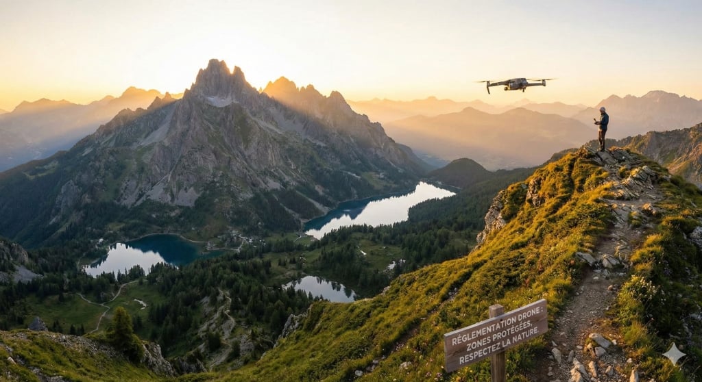 Drone en Montagne : Réglementation 2026, Meilleurs Modèles et Spots Autorisés