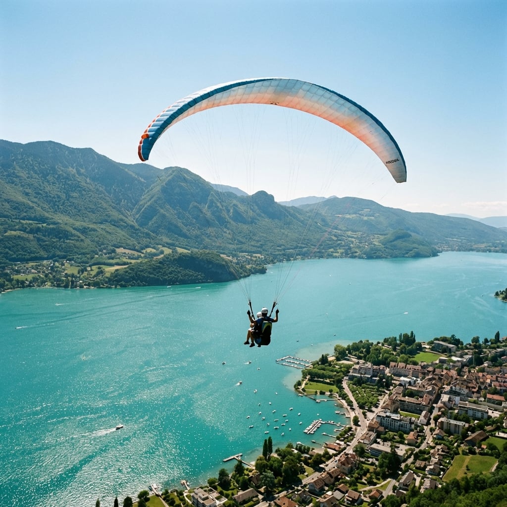 Parapente Aix les Bains: Vue de folie