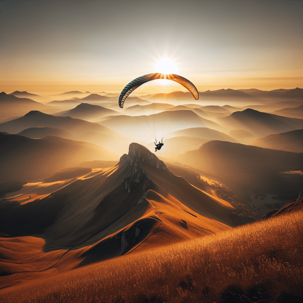 Parapente Auvergne: Survol Exceptionnel Chaîne des Puys