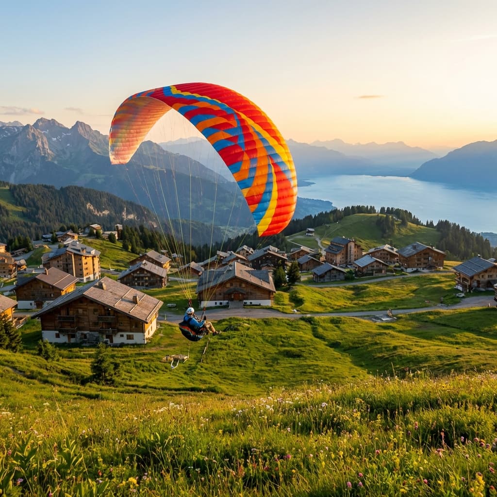 Parapente Avoriaz : Vue Imprenable sur le Léman