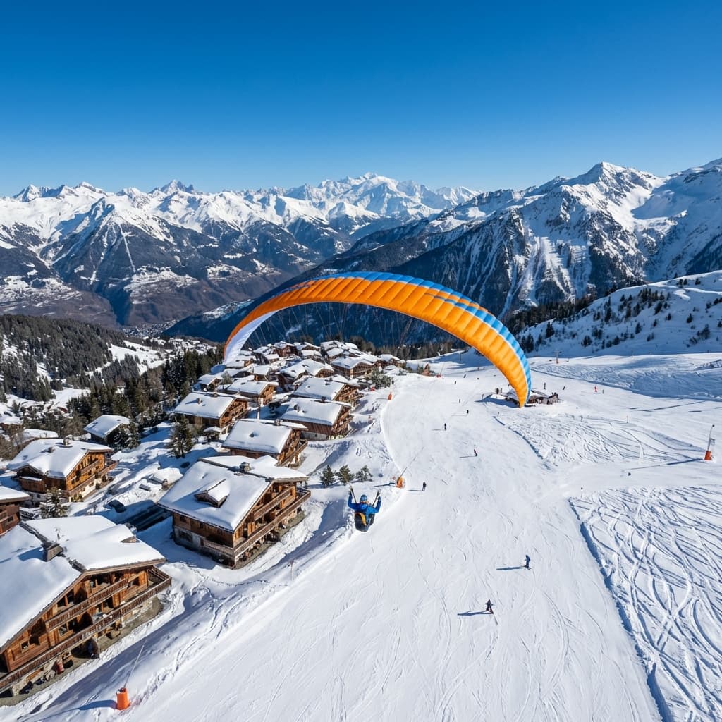 Parapente Courchevel : Vol VIP dans les 3 Vallées