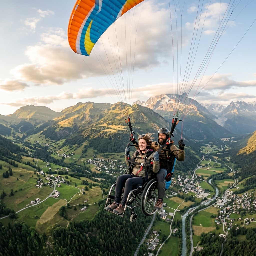 Parapente Handicap : Vols Adaptés en France – Guide Complet 2026