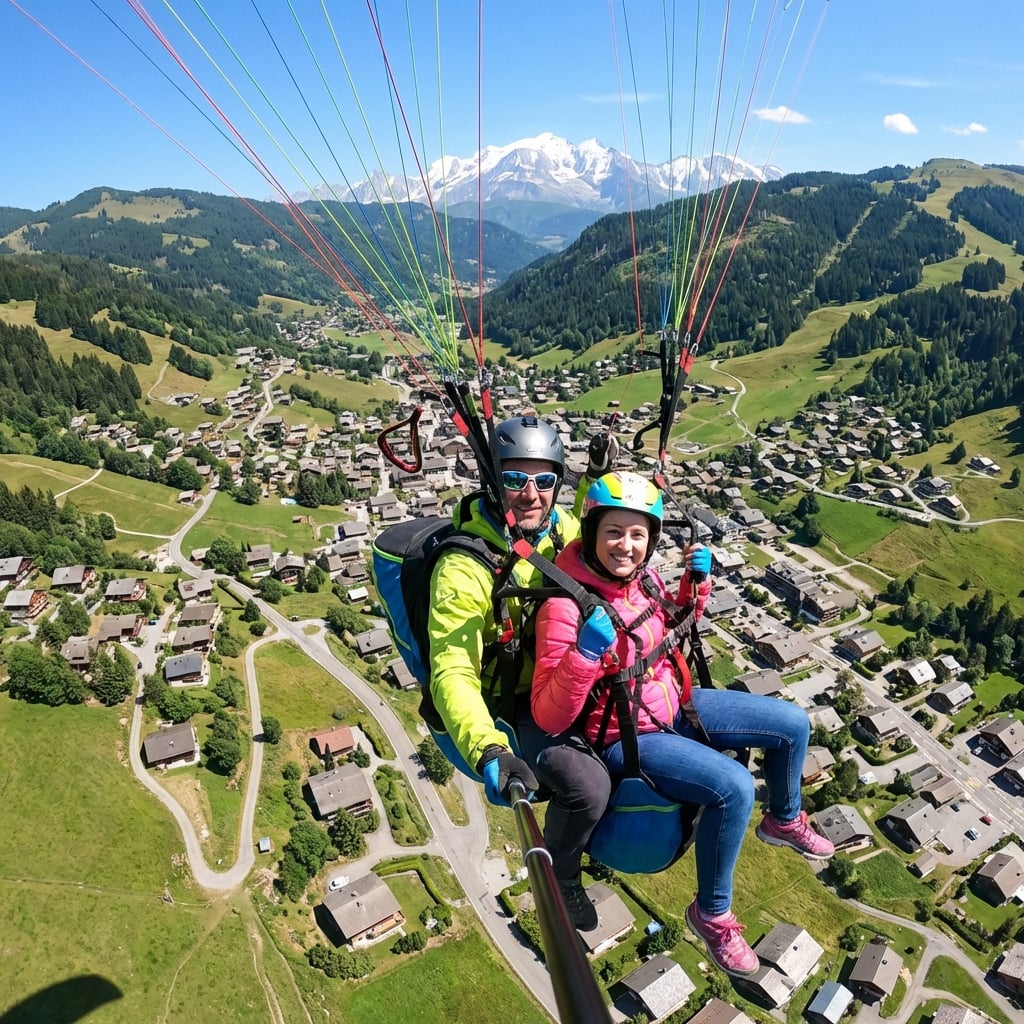 Parapente Les Gets : Spot Familial des Alpes