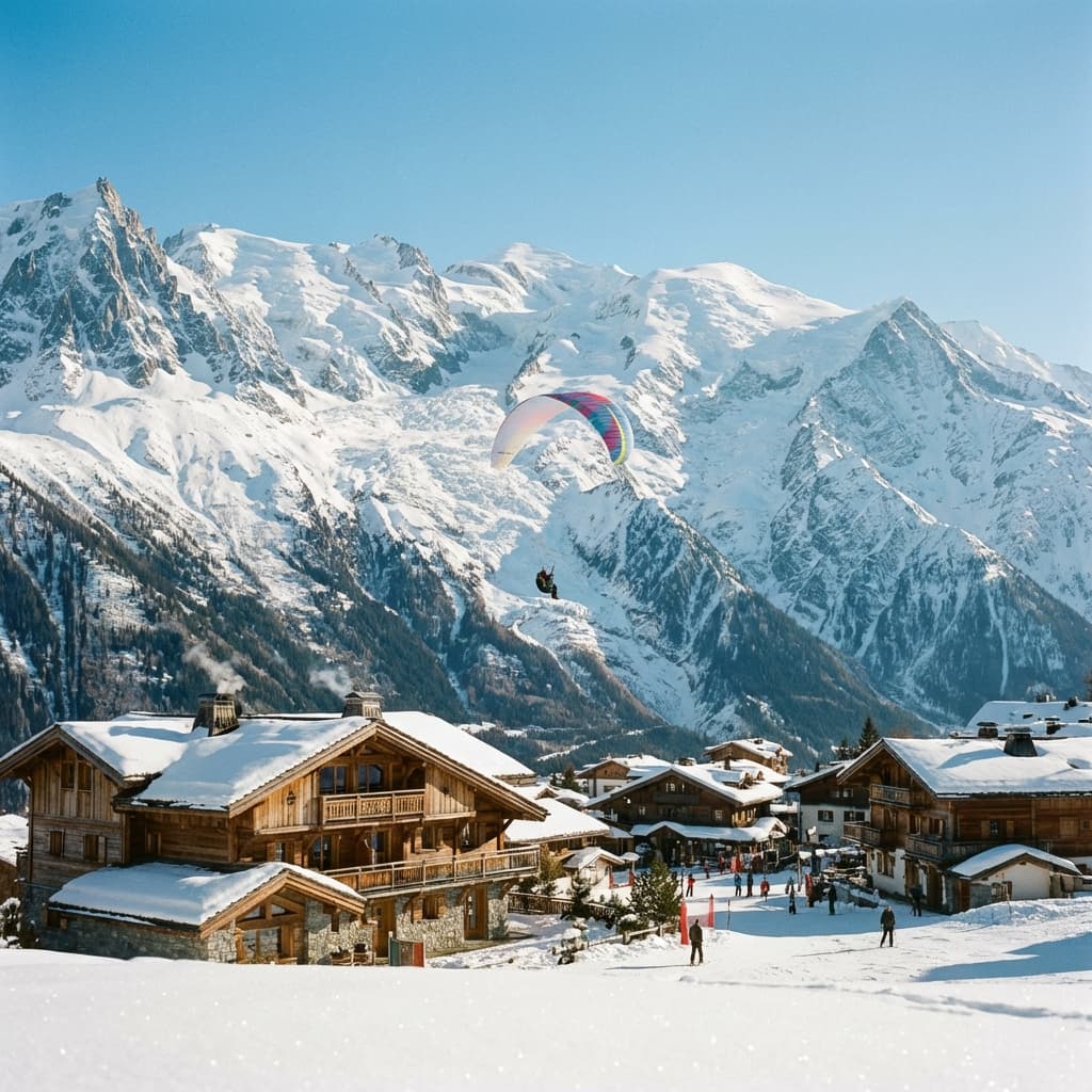 Parapente Megève : Luxe et Sensations Face au Mont-Blanc