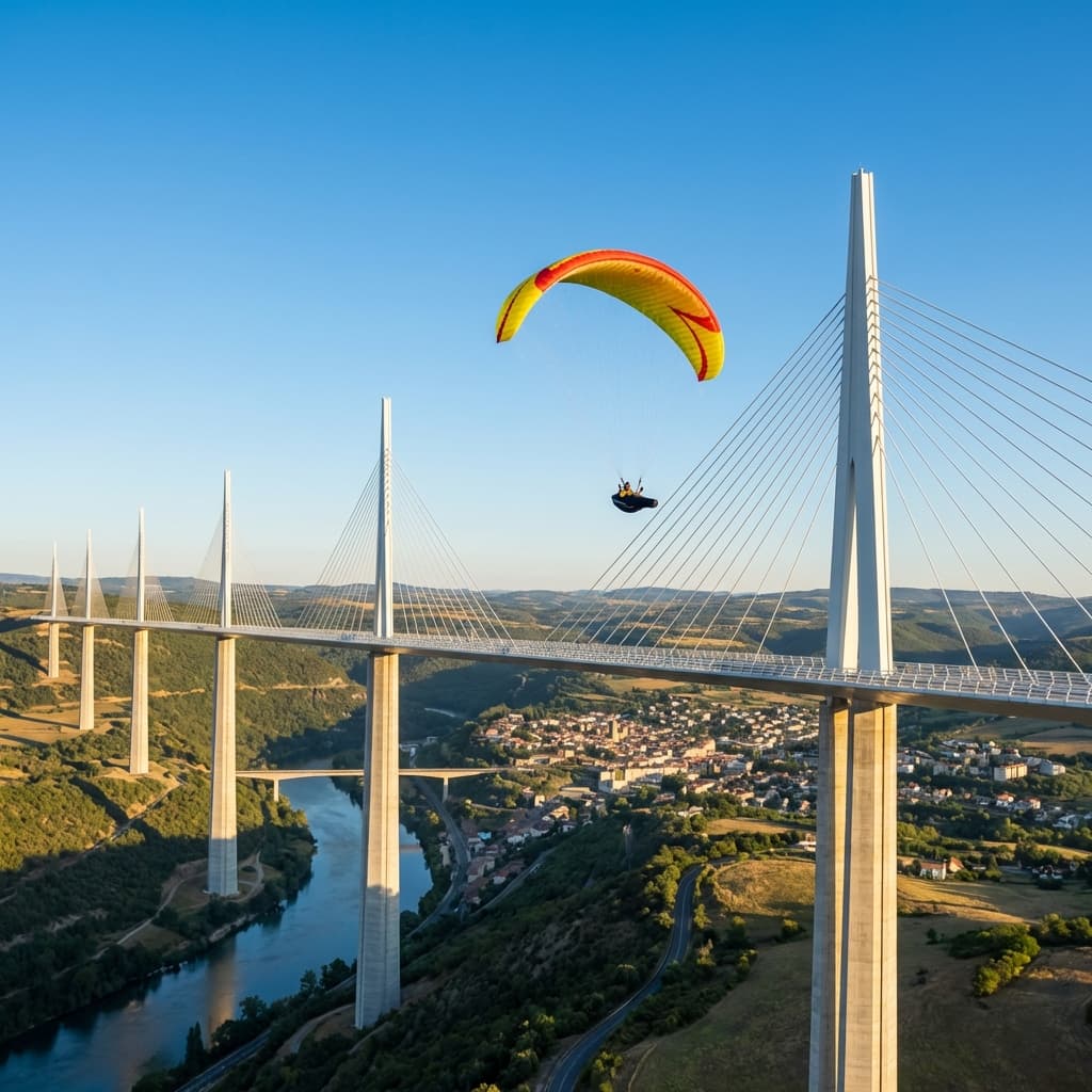 Parapente Millau : Vol au-dessus du Viaduc Guide 2026