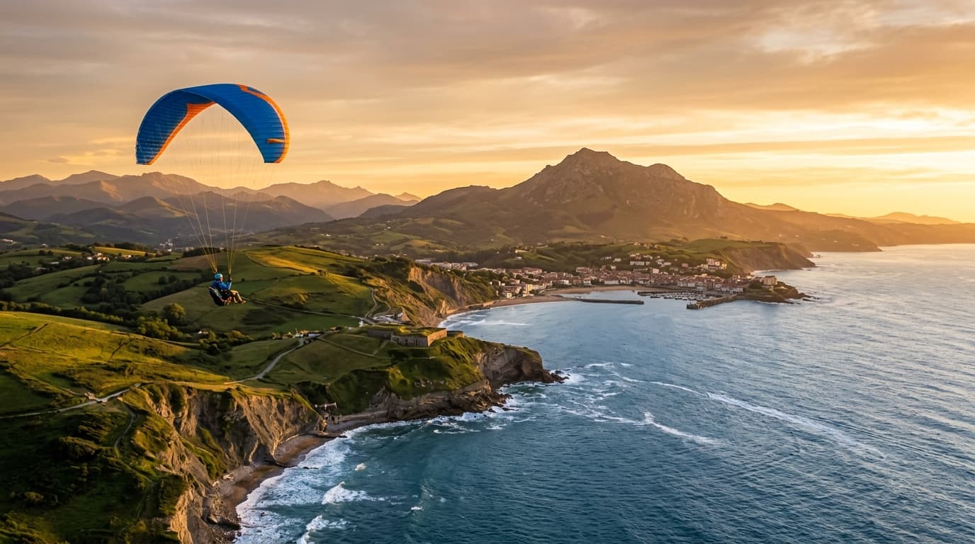 Parapente Pays Basque : Côte et Montagnes