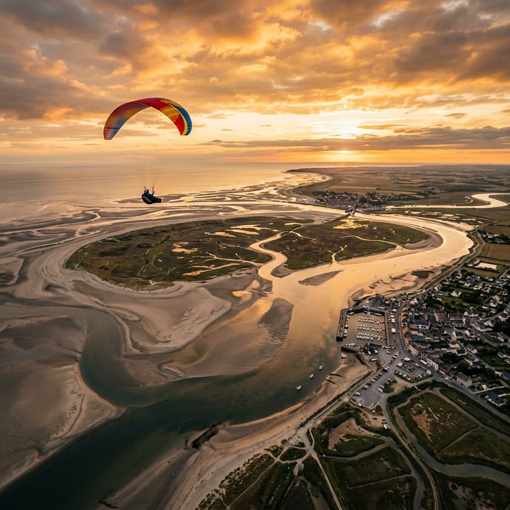Parapente Picardie : Vol au-dessus de la Baie de Somme – Guide 2026