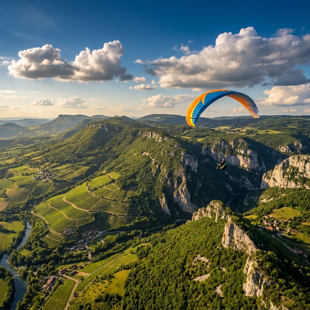 Vol Libre Lédonien : Découvrir le Jura Vu du Ciel