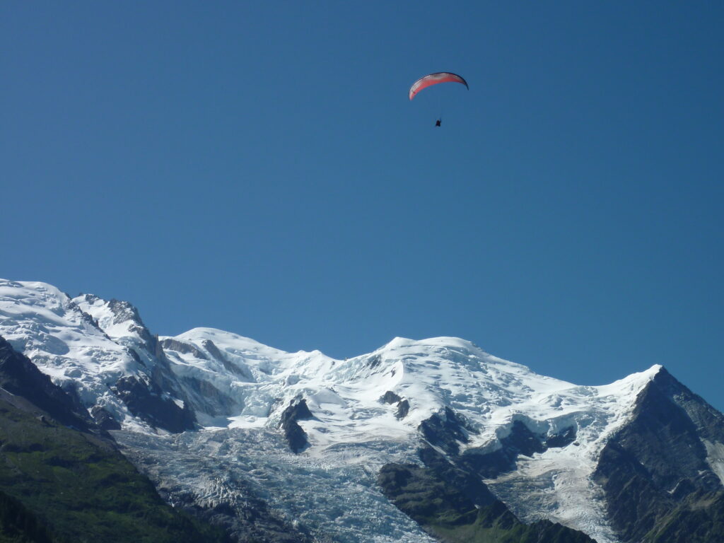 difficile de faire mieux que chamonix pour un bapteme de parapente en biplace