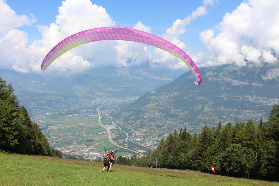 est-ce qu'un vol en parapente fait peur ? la réponse est non !