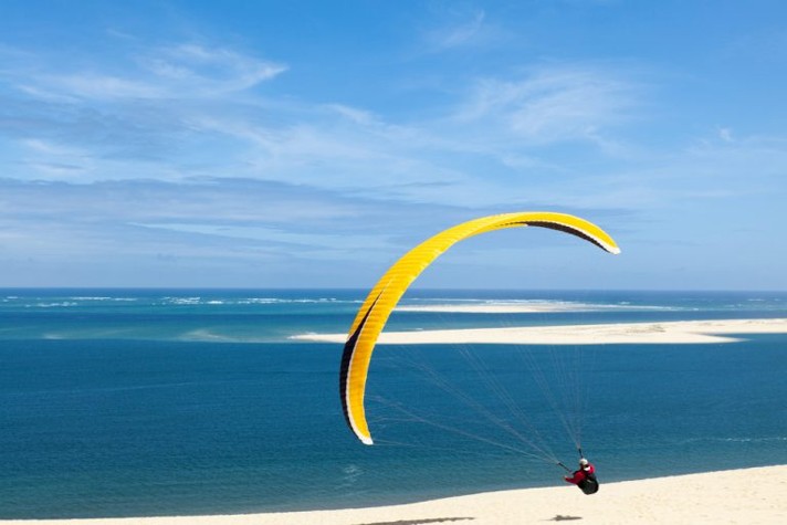 bapteme parapente arcachon en biplace