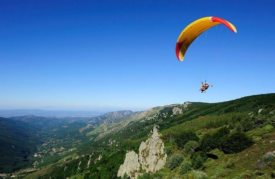 un baptême parapente en ardeche