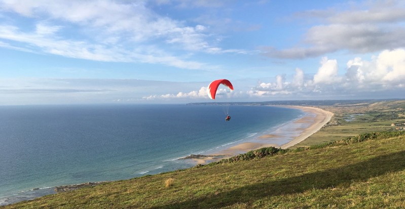 bapteme parapente et vol tandem en normandie