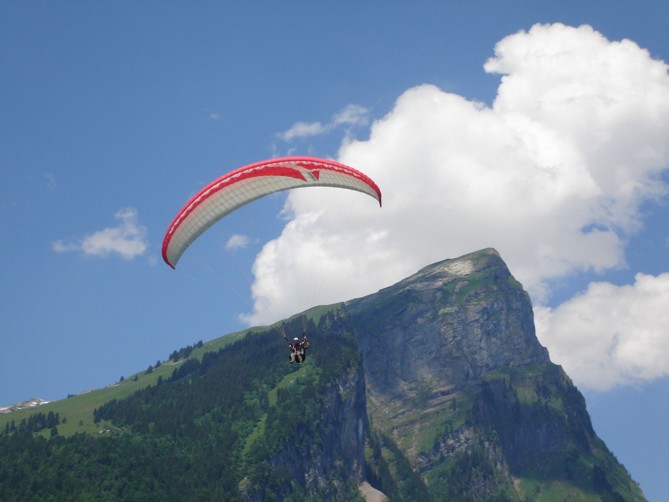 bapteme parapente a samoens