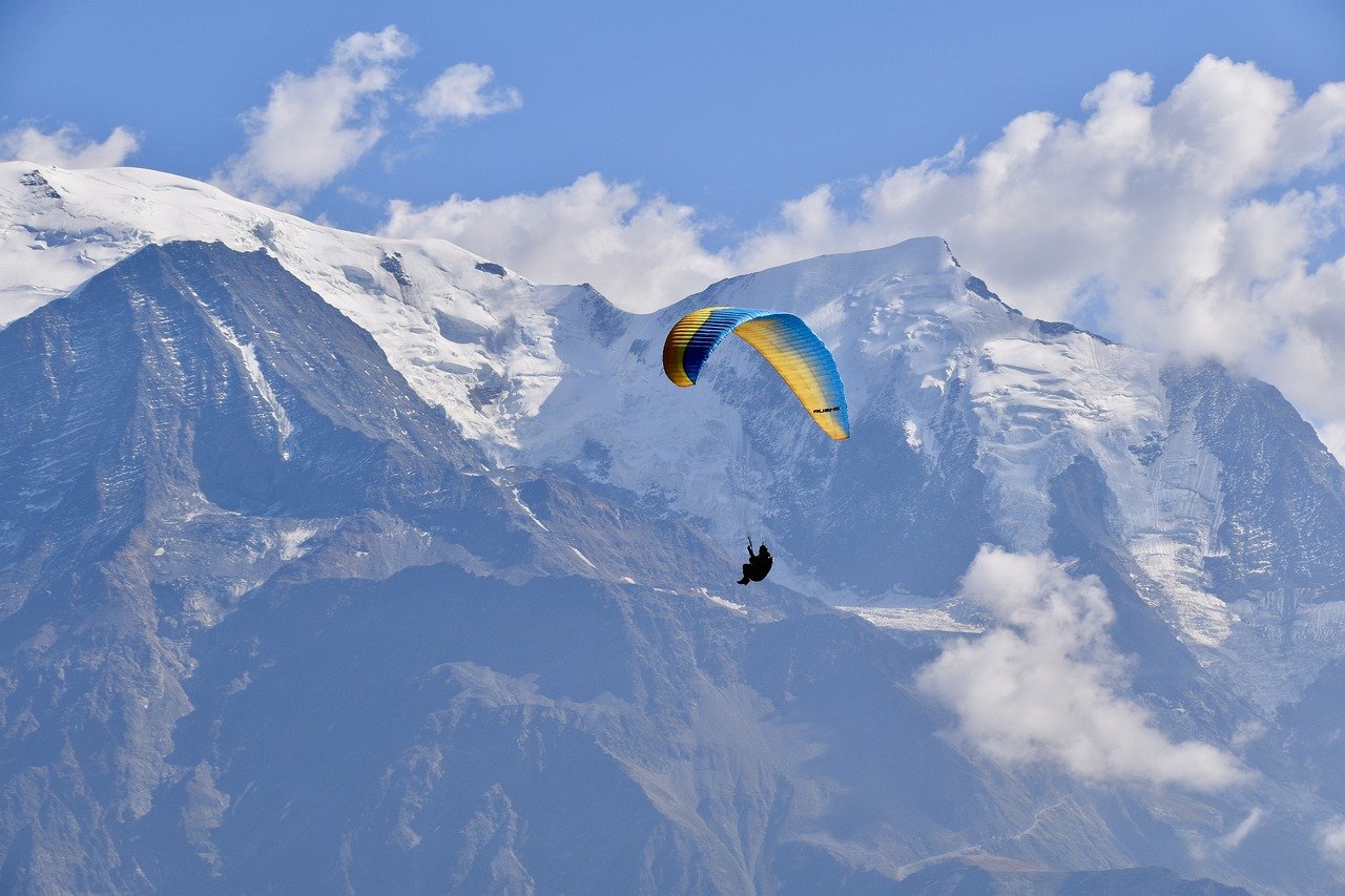 survoler le mont-blanc en parapente : un rêve de gosse